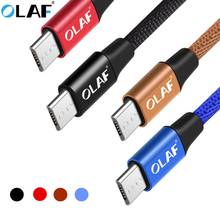 Olaf USB Cable For iPhone X XS 8 Quick Charging Micro USB Cable For Samsung Xiaomi huawei Charger Wire Cord Adapter USB C Cables 2024 - buy cheap