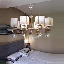 Lustre de madeira, moderno, iluminação, decoração, luxo, sala de estar, luminária para interiores 2024 - compre barato
