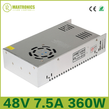 Best price 48V 7.5A 360W Universal Regulated Switching Power Supply for CCTV Led Radio Free shipping 2024 - buy cheap