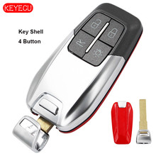 Keyecu Smart Luxury Remote Key Shell 4 Button for Ferrari 458 588 488GTB LaFerrari No Logo 2024 - buy cheap