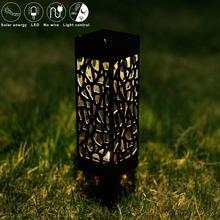 Luz led a prova d'água para áreas externas, com 6 ou 8 peças, para jardim e quintal, automático