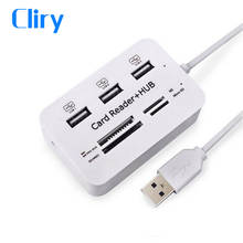 Cliry Multi Micro USB Hub 2.0 OTG Combo USB Splitter SD TF Card Reader Extension Port Hubs WH Cable Adapter For Computer Smart 2024 - buy cheap