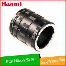 Free shipping+tracking number Macro Extension Tube Ring Lens Adapter For NIKON DSLR & SLR Nikon D7100 D5200 D3200  D5100 D7000 2024 - buy cheap