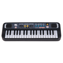 Multifuncional Mini Piano Electrónico con micrófono Abs niños portátil 37 teclas de música Digital teclado Electone Gi 2024 - compra barato
