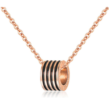Роскошное Брендовое ожерелье, подвеска из розового золота, очаровательное стальное римское ожерелье с цифрами, высокое качество, ювелирные изделия из нержавеющей стали для женщин 2024 - купить недорого