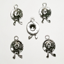 New 10pcs Charms Lady hat,Sun hat 25*15mm Tibetan Silver Plated Pendants Antique Jewelry Making DIY Handmade Craft 2024 - buy cheap