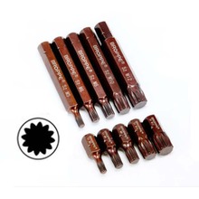 5pcs M5-M12  Star Screwdriver Bit 10mm Hex Shank for Impact Screwdriver M5/M6/M8/M10/M12 30mm 75mm 2024 - buy cheap