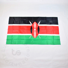 Кения 90*150 см флаг баннер подвесной Кения национальный флаг КУБОК МИРА Декор для дома Кения флаг 2024 - купить недорого