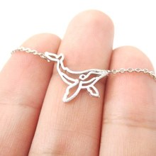 Daisies Cute Famous 10pcs/lot Whale Necklace Charm Choker Necklace Pendants Statement Jewelry Gift for Women and Girls 2024 - buy cheap