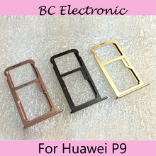 For Huawei P9 P 9 Original Silver SIM Card Tray SD Card Tray SIM Card Holder SIM Card Drawer Replacement Free shipping 2024 - buy cheap