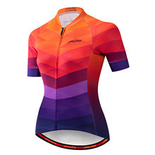 Camisa de ciclismo feminina, manga curta, mtb, roupas de bicicleta, 2021 2024 - compre barato