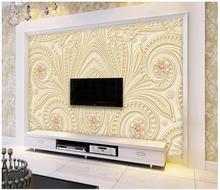 Personalizado foto papel de parede 3d murais para paredes 3 d padrão europeu mural em relevo arte tv fundo papel de parede decoração da sua casa 2024 - compre barato