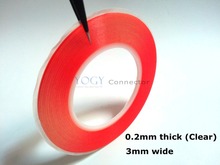 1x (0.2mm Thick) 3mm *25M High Adhesion Double Sided Adhesive Tape for iphone Tablet  Battery Memory Card Camera LCD Bond 2024 - buy cheap