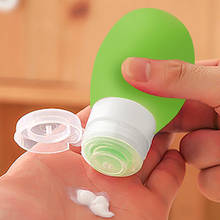 Empty Travel Portable Silicone 38ML Bottle Lotion Shampoo Bath Container With Hole 2024 - buy cheap