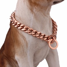 10/12/15mm Strong Stainless Steel Slip Dog Collar Metal Dogs Training Choke Chain Collars for Large Dogs Pitbull Bulldog 2024 - buy cheap