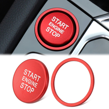 Car Engine Start Stop Button Ring Ignition Trim Cover Decoration For VW Golf 7 MK7 GTI R Jetta Arteon Passat B8 upgrade Styling 2024 - buy cheap
