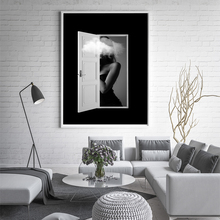 Nordic Posters And Prints Black White Figure Painting Lips Wall Art Canvas Painting Wall Pictures For Living Room Quadro Decor 2024 - buy cheap