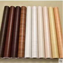 Thickened self-adhesive wood wallpaper wallpaper renovation paper PVC waterproof scrubable wallpaper bedroom dormitory wallpaper 2024 - buy cheap