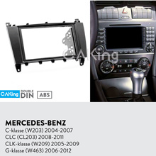 Panel de Radio Fascia para coche, Kit de tablero, bisel adaptador de placa facial, para MERCEDES BENZ CLC (CL203) 2008-2011; Clk-klasse (W209) 2005-2009 2024 - compra barato
