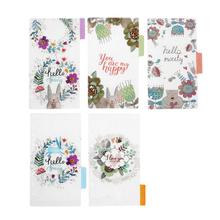 5Pcs A5/A6 Floral Category Planner Index Page Notebook Translucent 6-Hole Binder hot 2024 - buy cheap