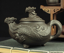 Chinese Dragon Kung Fu Tea Set,Yixing Purple Clay Teapot high-grade tea pot,handicraft  300ml Large Size teapot 2024 - buy cheap