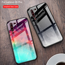 Tempered Glass Case For Lenovo Z6 Pro Silicone soft Back Cover For Lenovo Z 6 Pro Cartoon Pattern Phone Cases L78051 Shell 2024 - buy cheap