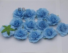 3 CM / 50 PCS pequeno tecido camélia, Seda Artificial Real toque rosas de chá, Floral guirlanda, Decoração para guirlanda de casamento 2024 - compre barato