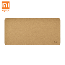 Xiaomi mouse pad antiderrapante, mouse pad grande à prova d'água com material de madeira de carvalho, para computador, notebook, escritório, jogos 2024 - compre barato