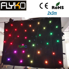 2x3m flashlight  LED star curtain for wedding backdrop backgrounda 2024 - buy cheap
