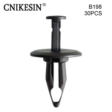 CNIKESIN 50PCS B198 Car Bumper Outer Panel Positioner Push Type Retainer Screw Rivet Clips 12.7mm Hole Nylon Auto Fastener 2024 - buy cheap