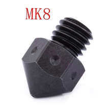 Высокотемпературная закаленная стальная насадка MK8 F/Micro Swiss CR10 Creality CR-10 Ender3 MK Print PEI PEEK Carbon Fiber 2024 - купить недорого