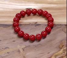 Indonesia Sea Bamboo red Coral 8mm  Bracelet 7.5inch 2024 - buy cheap