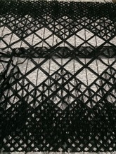 Tela de encaje de tul de plumas negras, S-112946 especial, tela de encaje francés de red para vestido de fiesta 2024 - compra barato
