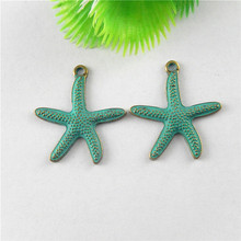 Graceangie Wholesale 10PCS Vintage Starfish Charms Fit Jewelry Finding Accessory Antique Brass Handmade Crafts Finding 51661 2024 - buy cheap