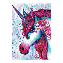 5D DIY Diamond Painting Cartoon Unicorn Beautiful Horsehead Diamond Embroidery Full Cross Stitch Rhinestone Mosaic Home Decor 2024 - buy cheap