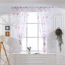 2018 new curtains for living room Sheer Curtain Tulle Window Treatment Voile Drape Valance cortinas dormitorio cortinas salon 2024 - buy cheap