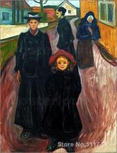 Pinturas da arte abstracta A Quatro Tempos de Vida de Edvard Munch pintados à Mão de Alta qualidade 2024 - compre barato
