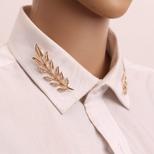 Korean jewelry wind retro tree men and women universal brooch leaf shirt suit collar wholesale Pins And Brooches  Lapel Pin 2024 - buy cheap