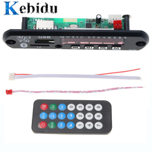 Kebidu mp3 wma decodificador placa sem fio bluetooth módulo de áudio usb tf fm rádio 5 v 12 v para a construção do carro no orador do carro mp3 player 2024 - compre barato