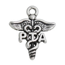 RAINXTAR Fashion Alloy PTA Medical Jewelry Making Charm 50pcs 19*23mm AAC1673 2024 - buy cheap