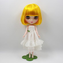 Muñeca blyth de pelo amarillo para niñas, juguete BJD, color Nude, Envío Gratis 2024 - compra barato