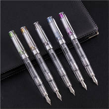 1PC Point Nib Fountain Pen Extra Fine 0.38 mm Rotary Ink Absorption Transparent Ink Pen Kids Gift Stationery School Supplies 2024 - buy cheap