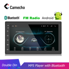 Camecho Android автомобильное радио стерео GPS навигация Bluetooth wifi универсальное 2din автомобильное радио стерео четырехъядерный мультимедийный плеер аудио 2024 - купить недорого