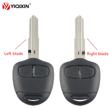 YIQIXIN 10Pcs 2 Button Remote Car Key Shell For Mitsubishi Lancer Grandis Evolution Outlander Colt Mirage Left Blade Or Right 2024 - buy cheap