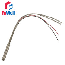 (Accept Custom) 304 Stainless Steel Single Head Heating Cartridge Heater with Type K Thermocouple 8mm Tube Diameter 2024 - buy cheap