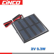 Poly Panel Solar monocrystalline Silicon 2V 150mA with 30cm extend cable DIY Battery Charger Module Mini Solar Cell wire toy 2024 - buy cheap