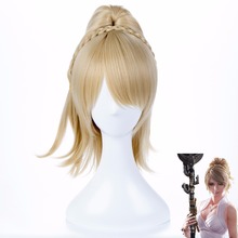 New Anime Game Final Fantasy Lunafrena Nox Fleuret Cosplay Wig Halloween Play Party Stage Long Straight Blond Luna Wig+Hairnet 2024 - buy cheap