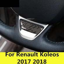 Steering wheel steering wheel decorative patch interior upgrade modification Interior decoration For Renault Koleos 2017 2018 2024 - buy cheap