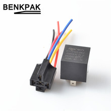 5 PINS automotive relay DC12V DC24V NO 40A,NC 30A with Relay Socket 5 Wire 2024 - buy cheap