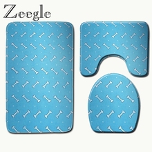 Zeegle-tapete de microfibra para banheiro, antiderrapante, macio, conjunto para banheiro, banheiro 2024 - compre barato